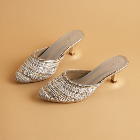 Ayesha Embroidered Mules